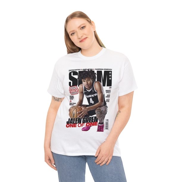 Jalen Green NBA Slam Cover Tee Shirt