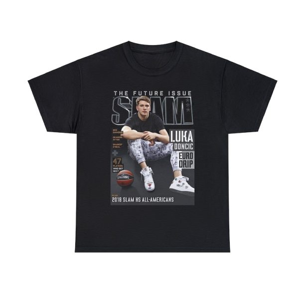 Luka Doncic Dallas Mavericks NBA Slam Cover Tee Shirt