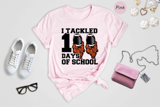 I Tackled 100 Days Of School Shirt, 100th Day Of School Shirt, Student Shirt, Back To School Shirt