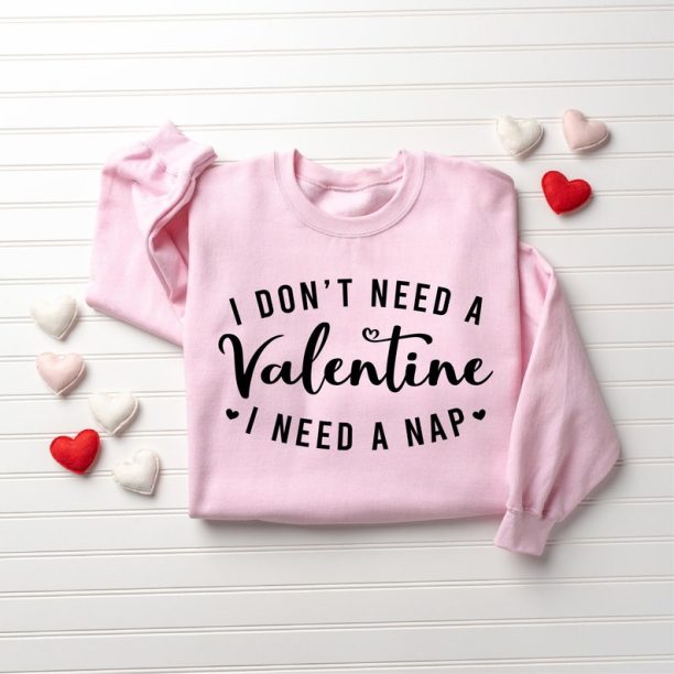 Funny Valentine Sweatshirt, Anti Valentine Sweatshirt, Cute Valentines Day Sweatshirt, Womens Valentines Day Sweater, Valentines Day Shirt