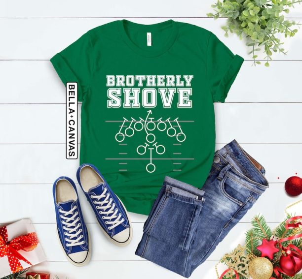 Brotherly Shove T-Shirt, Tush Push Shirt, Hurts Shirt, Eagles Football Tee, City of Brotherly Shove Tee