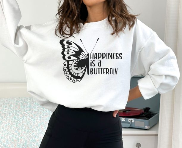 Lana Del Rey Sweatshirt, Happiness Is A Butterfly Shirt, Lana Del Rey Merch, Unisex T-Shirt, Trending Shirt