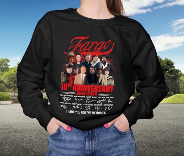 Fargo 10th Anniversary 2014-2024 Thank You For The Memories Signatures, Fargo Season 5 Shirt, Fargo TV 2023 Shirt