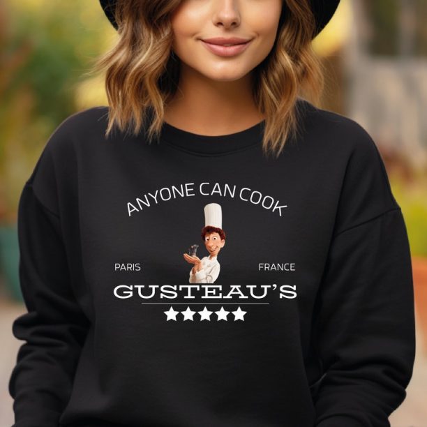 Anyone Can Cook Sweatshirt, Ratatouille Sweatshirt, Disney Inspired Sweater, Cute Disney Family Hoodie