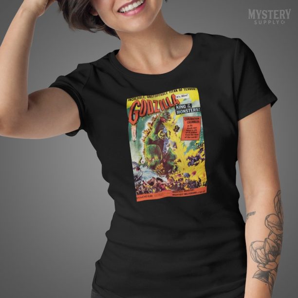 Godzilla 1956 Vintage Horror Monster Movie Men's Women's Unisex TShirt / Adult Shirt / Gift Shirt