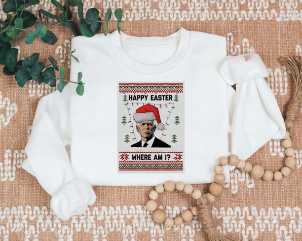 Joe Biden Easter Sweater, Happy Easter Gift, Biden Ugly Christmas Sweater, Merry Easter Joe Biden