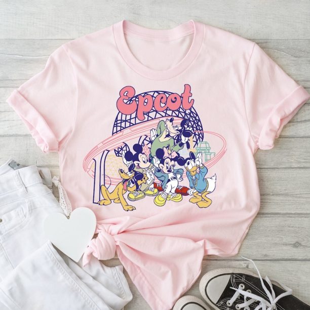 Disney Epcot Shirt, Monorail Shirt, Epcot Shirt, Disney Shirt, Disney World Shirt, Pastel Disney tee, Vintage Disney tee