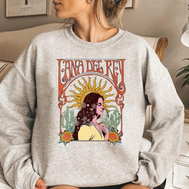 Retro Lana Del Rey Sweatshirt, Vintage Lana Del Rey Merch, Lana Del Rey Tour Shirts 2023, Christmas Gift for Music Fan