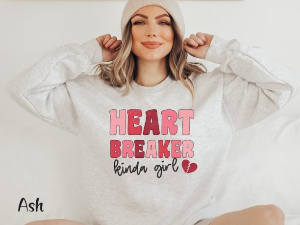 Heartbreaker Valentine Shirt Valentine Heart Sweatshirt Anti Valentine Sweatshirt Single Valentine Funny Valentine Day Tshirt Valentine Gift