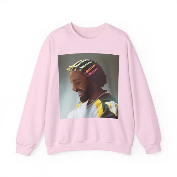 Drake Hair clip Crewneck Sweatshirt, Drake Face Sweater, Drake Sweater, Drake Tour Sweater, Drake Merch