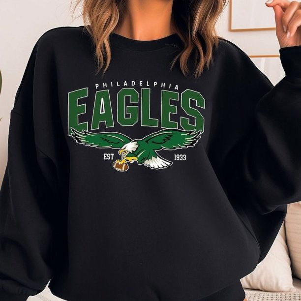 Vintage Philadelphia Football 1993 Sweatshirt, Crewneck,Hoodie Retro NFL Eagles Shirt, 80s 90s Eagles Shirt