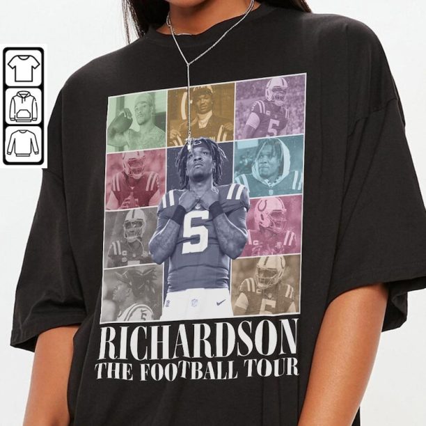 Anthony Richardson Indianapolis Football Merch Shirt, Colts Vintage 90s Bootleg Sweatshirts