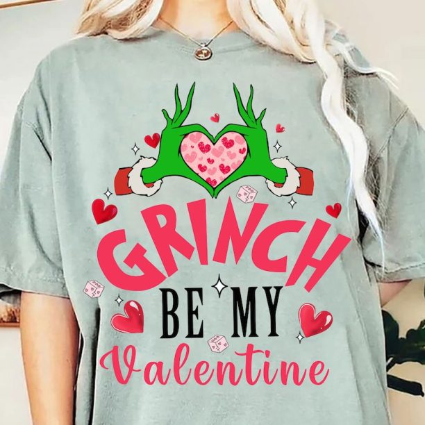 Be My Valentine Png, Grinch's Valentine Png, Happy Valentine Png, Love Heart Png, Trendy Valentine Png