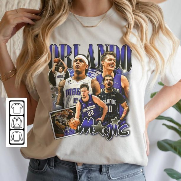 Vintage Orlando Paolo Banchero Franz Wagner Basketball Shirt, Magic Basketball Shirt Christmas Gift