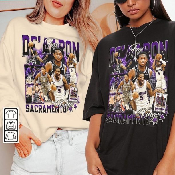 De Aaron Fox Sacramento Basketball Shirt, Kings Basketball Shirt Christmas Gift Unisex