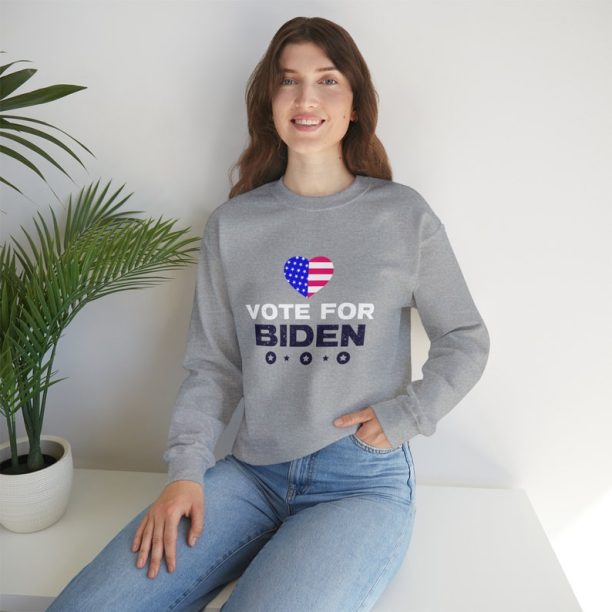 Vote Biden Political Campaign Sweatshirt, Patriotic Vote Apparel, Unisex Election Jumper