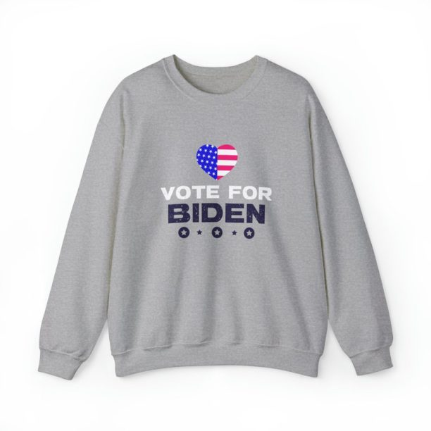 Vote Biden Political Campaign Sweatshirt, Patriotic Vote Apparel, Unisex Election Jumper