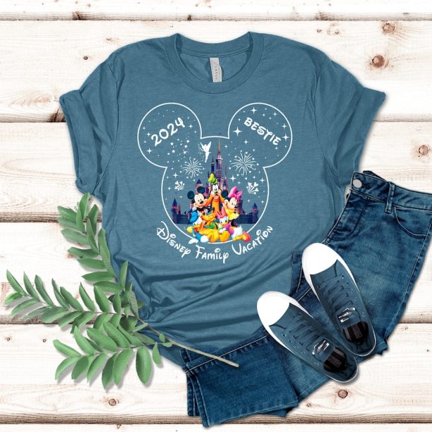 Custom Disney Vacation 2024 Shirt, Disney Family Vacation Shirt, Disney Group Vacation Shirt