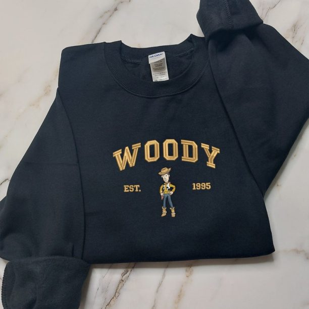 Woody and Jessie Embroidered Sweatshirt, Toy Story Shirts, Couple Cartoon Shirt, Valentine Gift, Woody Shirt