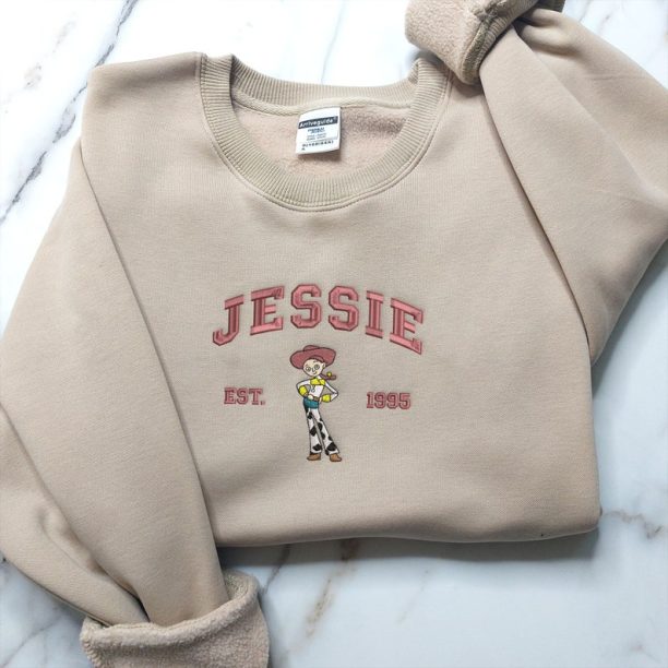 Woody and Jessie Embroidered Sweatshirt, Toy Story Shirts, Couple Cartoon Shirt, Valentine Gift, Woody Shirt