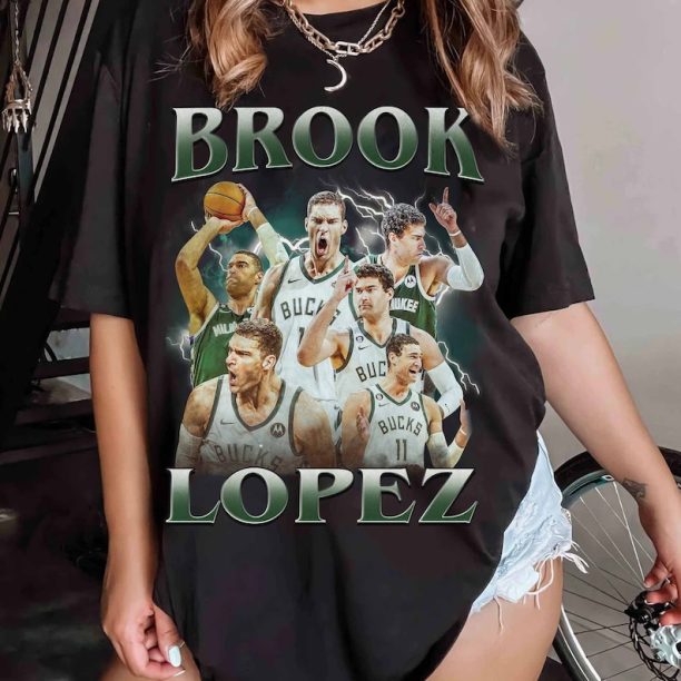 Vintage Brook Lopez Graphic 90s T-shirt, Brook Lopez Vintage Graphic 90s Unisex T-Shirt, Classic 90s Graphic Tee