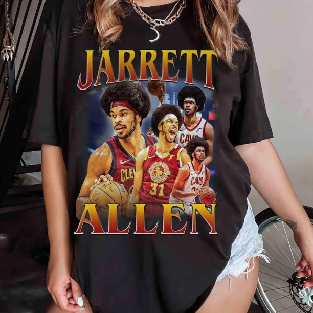 Jarrett Allen Vintage Graphic 90s Unisex T-Shirt, Vintage Jarrett Allen Graphic 90s T-shirt, Bootleg Rap Tee