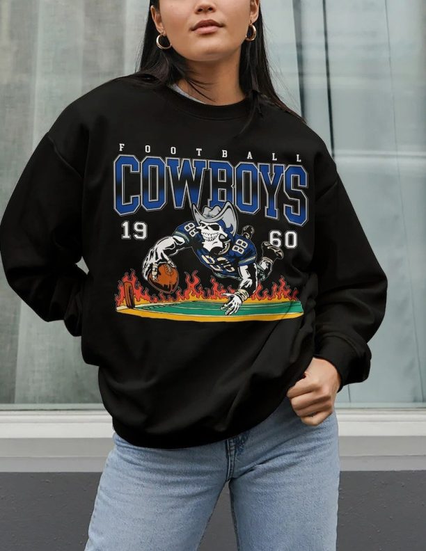 Vintage Texas Football Dallas Cowboys T-Shirt, Dallas Football Shirt, Vintage Bootleg, Gift for him, Gift for her