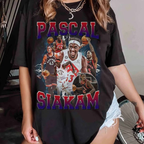 Pascal Siakam Vintage Graphic 90s Unisex T-Shirt, Vintage Pascal Siakam Graphic 90s T-shirt, Classic 90s Graphic Tee