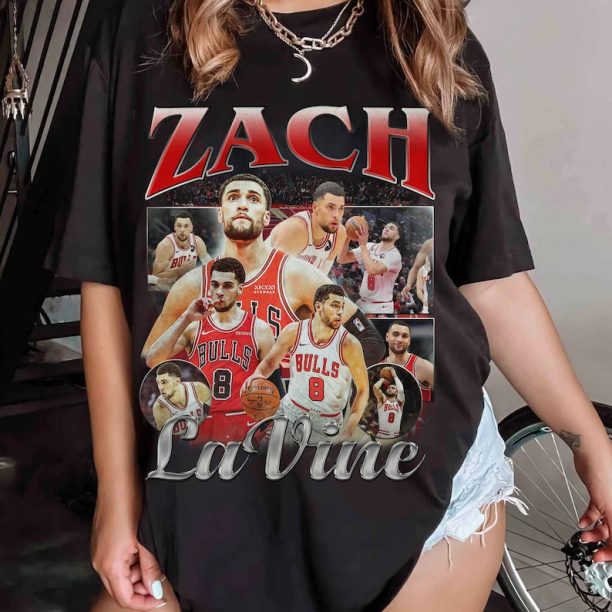 Zach LaVine Vintage Graphic 90s Unisex T-Shirt, Vintage Zach LaVine Graphic 90s T-shirt, Classic 90s Graphic Tee