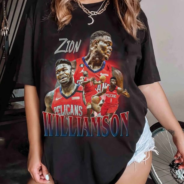 Zion Williamson Vintage Graphic 90s Unisex T-Shirt, Vintage Zion Williamson Graphic 90s T-shirt, Classic 90s Graphic Tee