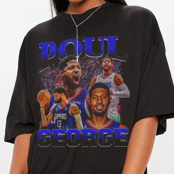 Paul George 90s bootleg shirt Paul George vintage basketball t-shirt gift for basketball fan gift for him Los Angeles