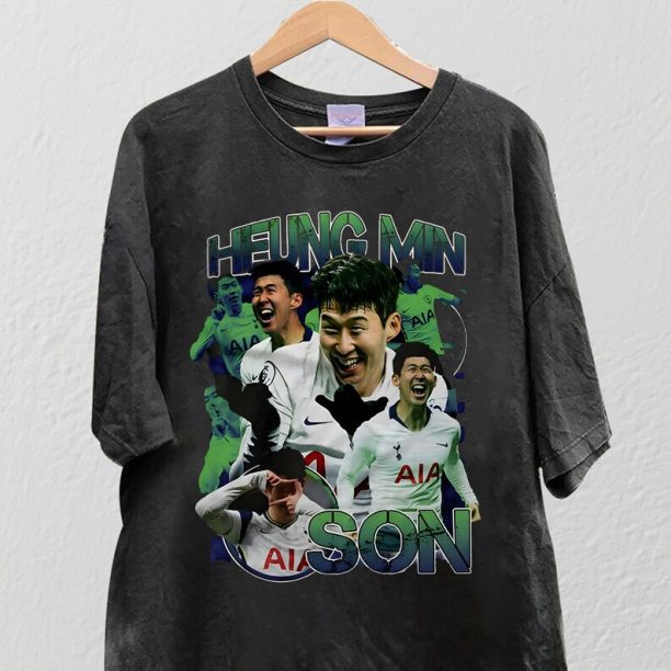 Son Heung-min Shirt, Son Heungmin 90s Retro Graphic Tshirt, Heung Min Son Vintage Bootleg Tee