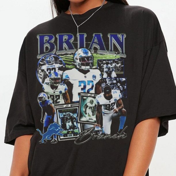 Vintage 90s Graphic Style Brian Branch T-Shirt, Brian Branch Tee, Retro Brian Branch T-Shirt, Baseball T-Shirt