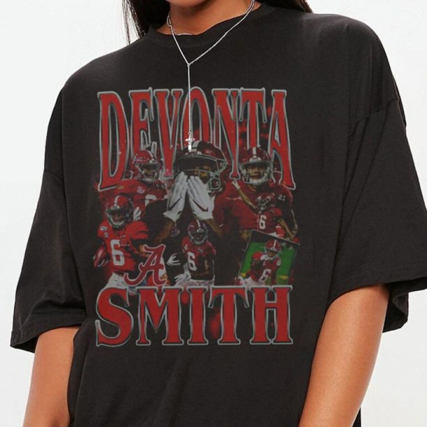 Vintage 90s Graphic Style DeVonta Smith T-Shirt, DeVonta Smith Tee, Retro DeVonta Smith Oversized T-Shirt