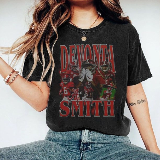 Vintage 90s Graphic Style DeVonta Smith T-Shirt, DeVonta Smith Tee, Retro DeVonta Smith Oversized T-Shirt