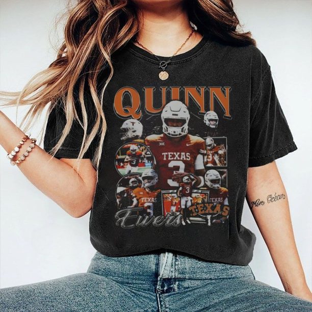 Vintage 90s Graphic Style Quinn Ewers T-Shirt, Quinn Ewers Tee, Retro Quinn Ewers Oversized T-Shirt, Football T-Shirt