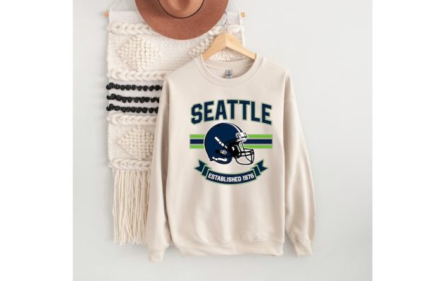 Seattle Football Sweatshirt, Seattle Football Crewneck, Football T-Shirt, Seattle Sweatshirt, Sundays Football, Game Day