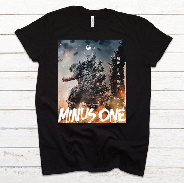 Godzilla minus one t shirt, godzilla 2024, shin godzilla