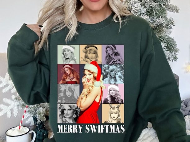 Merry Swiftmas Shirt, Have A Merry Swiftmas Sweatshirt, Ugly Merry Christmas Sweatshirt, Swiftmas Sweatshirt