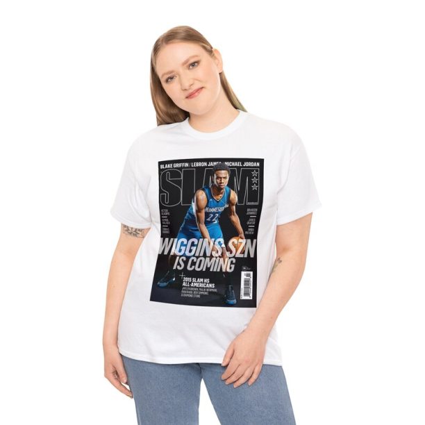 Andrew Wiggins Minnesota Timberwolves NBA Slam Cover Tee Shirt