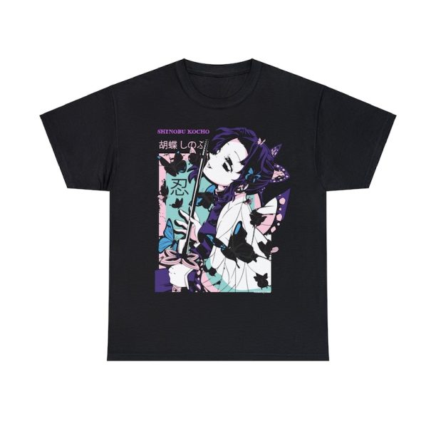 Shinobu T-shirt, Demon Slay T-shirt, Anime Shirt for Demon Anime Fans, Gift for Anime Fans, Otaku Gift, Shinobu Tee