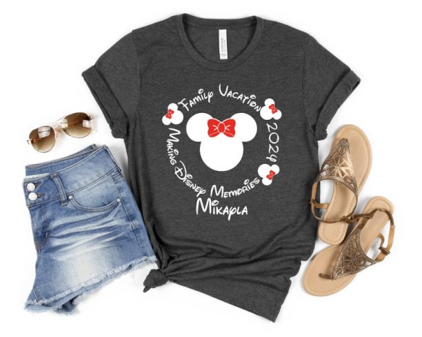 Custom Disney Family Vacation Shirts 2024, Disney 2024 Shirts, Disney Family Matching Shirts, Disney Trip 2024