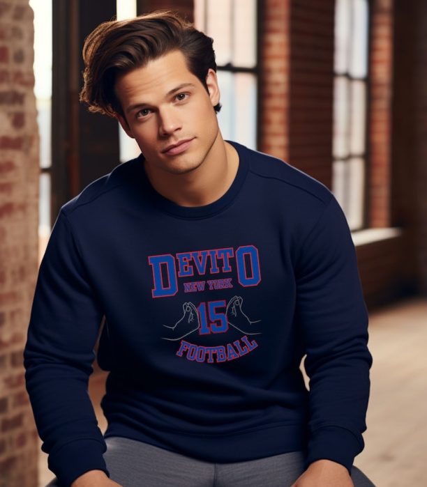 New York Giants DeVito Sweatshirt, Tommy DeVito New York Giants