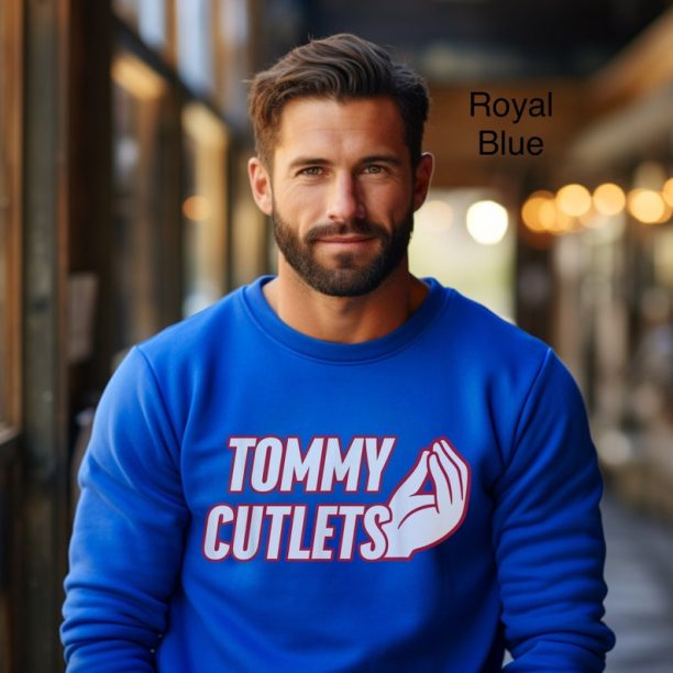 Tommy Cutlets Sweatshirt New York Football Shirt Funny NY Football Shirt Italian Football Shirt Football Fan Gift NY