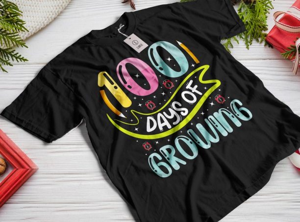 100days of school shirt, hundred days of school shirt, 100 Days Brighter