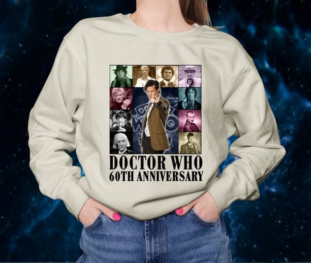 Doctor Who The Eras Tour Shirt, Doctor Who 60th Anniversary 1963 - 2023 Signature Thank You For The Memories T-Shirt