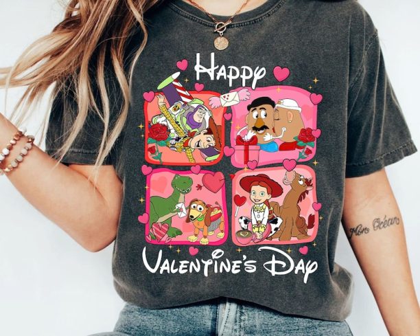 Vintage Toy Story XoXo Happy Valentine's Day Shirt, Disney Toy Story Love Shirt, Disney Valentine's Day Shirt, Toy Story Valentine Shirt