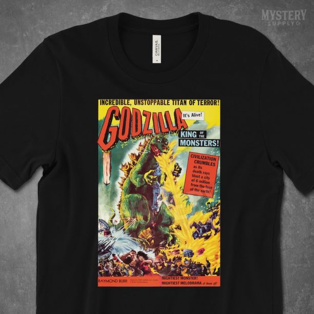 Godzilla 1956 Vintage Horror Monster Movie Men's Women's Unisex TShirt / Adult Shirt / Gift Shirt