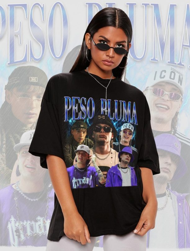 Vintage Peso Pluma Music 90's Shirt, Peso Pluma Merch Gift For Fan Unisex T-Shirt