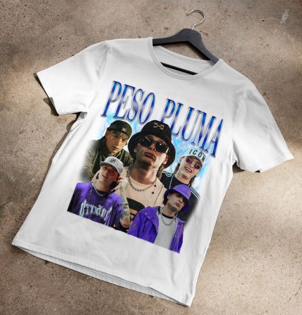 Vintage Peso Pluma Music 90's Shirt, Peso Pluma Merch Gift For Fan Unisex T-Shirt